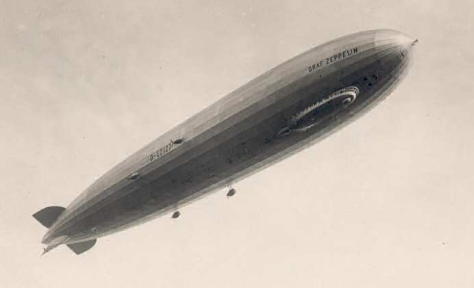 Graf Zeppelin over Riga